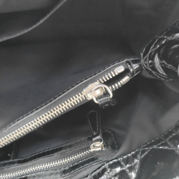 Dior Soft Cannage Patent Leather Black
