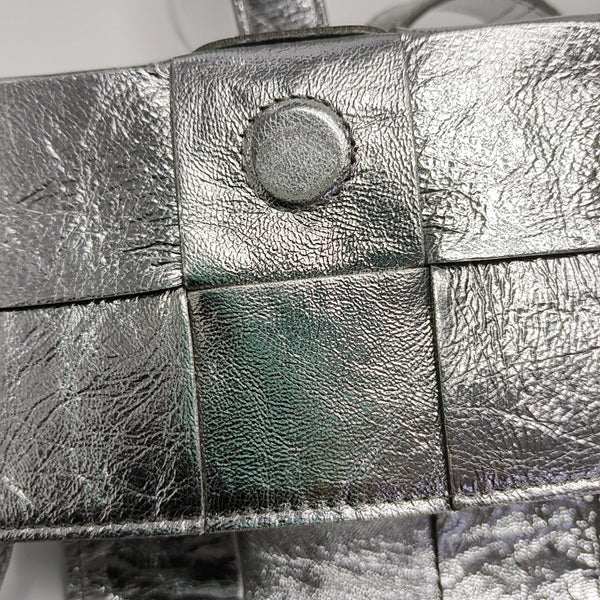 Cassette Mini Calfskin Silver