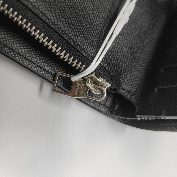 AMERIGO Damier Graphite Coated Canvas Gray Wallet
