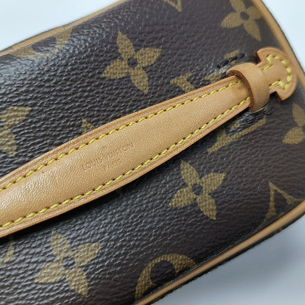 NICE Super Mini Monogram Coated Canvas Brown