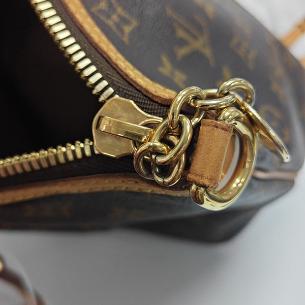PALERMO PM Monogram Coated Canvas Brown
