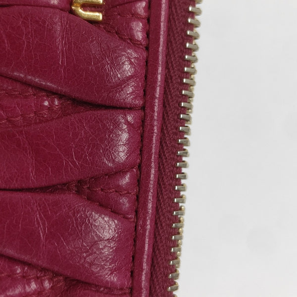 Matelassé Lambskin Red