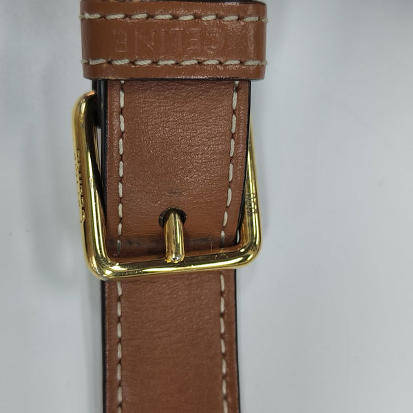 TRIOMPHE CANVAS Small Coated Canvas Brown