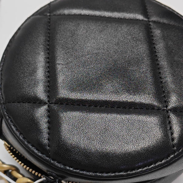 CHANEL 19 Small Quilted Lambskin Black
