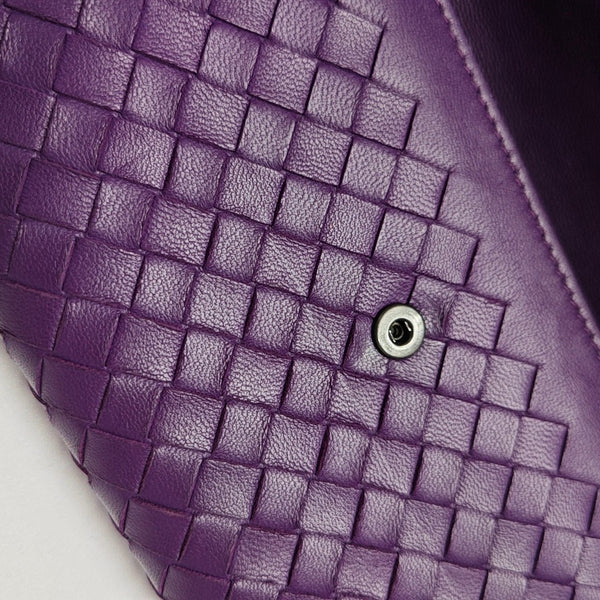 Calfskin Wallet Purple