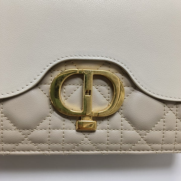 Jolie Small Cannage Calfskin Beige