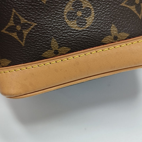 NOÉ Nano Monogram Coated Canvas Brown