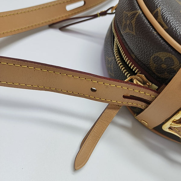 BOITE CHAPEAU PM Monogram Coated Canvas Brown