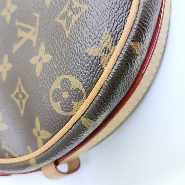 CROISSANT Monogram Coated Canvas Brown