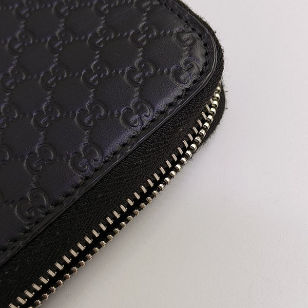 Signature Monogram Calfskin Black Wallet