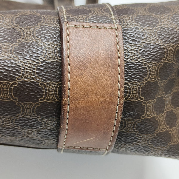MACADAM SHOPPING BAG Coated Canvas Brown