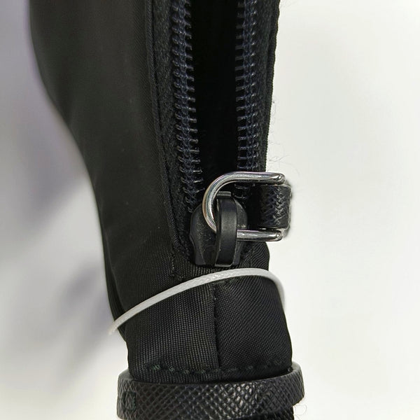 Authenticated pre-owned Re-Edition2000 Mini Nylon Black - Top Handle Bag at Looply