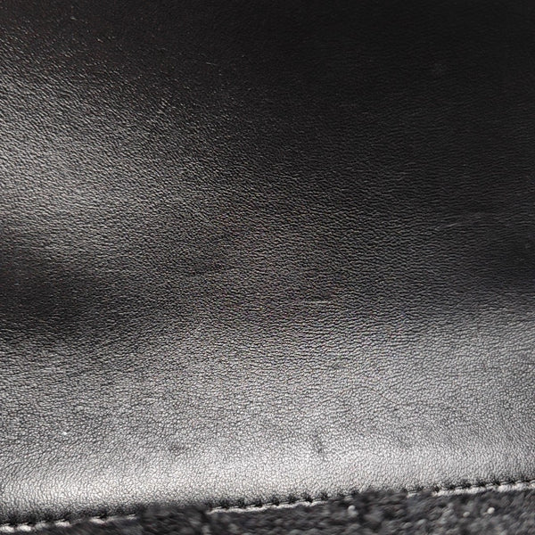 CLASSIC FLAP Mini Quilted Fabric Black