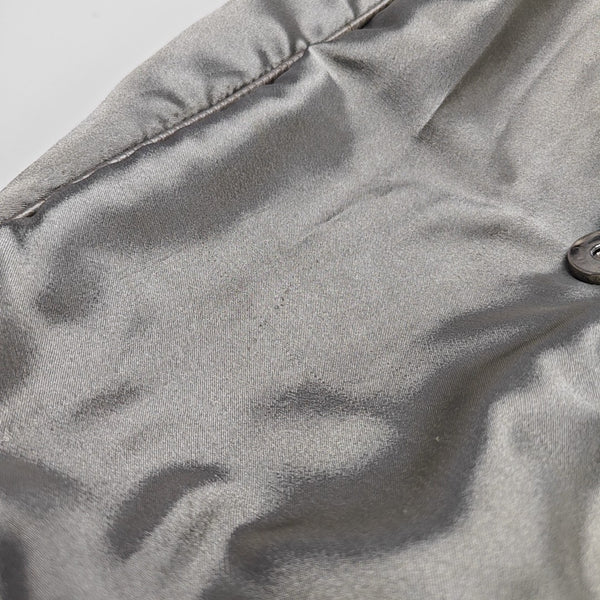 Nylon Shoulder Bag Silver