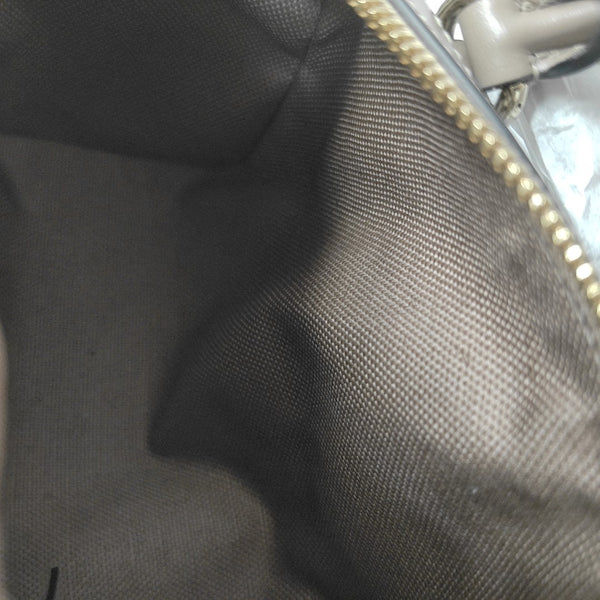 Monogram Coated Canvas Shoulder Bag Super Mini Gray