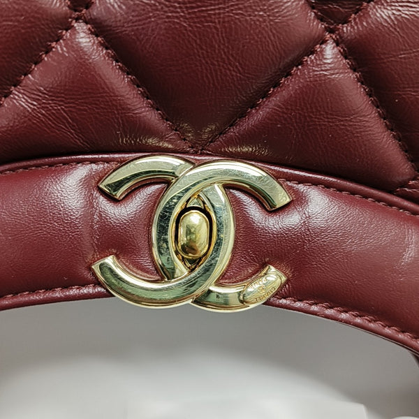 CHANEL 31 Quilted Vintage Calf Red
