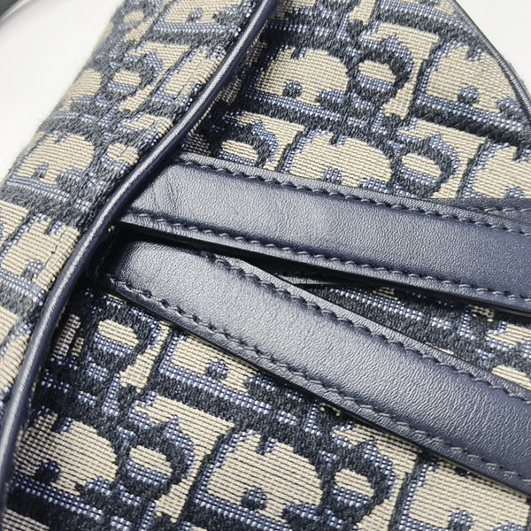 Saddle Mini Oblique Fabric Blue
