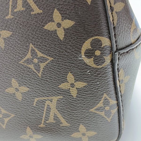 NÉONOÉ MM Monogram Coated Canvas Brown