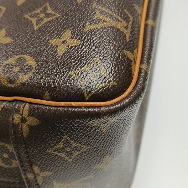 DEAUVILLE MM Monogram Coated Canvas Brown