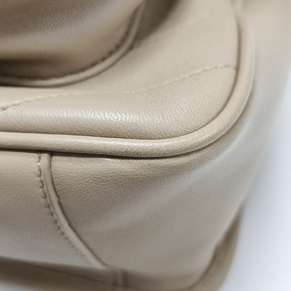 NIKI Medium Chevron Lambskin Beige