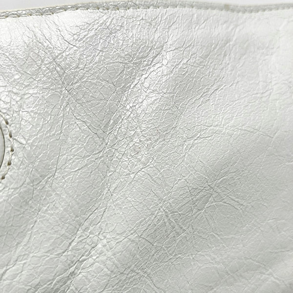Authenticated pre-owned Le Cagole XS Lambskin White - Shoulder Bag at Looply