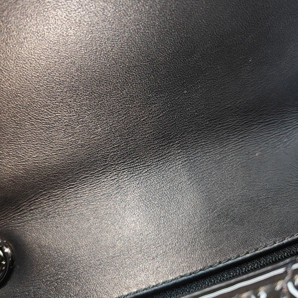 2.55 224 (mini) Quilted Patent Calfskin Black