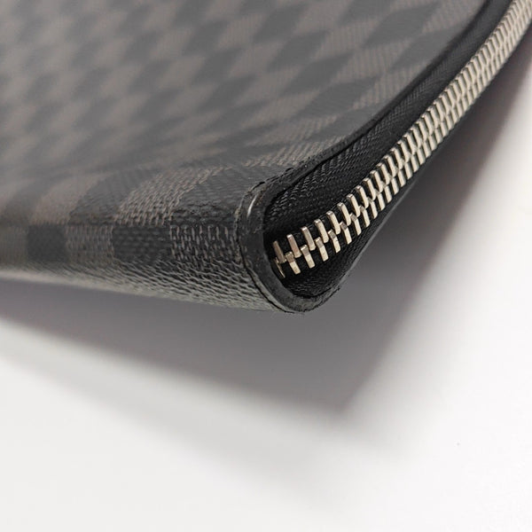 JOUR GM Damier Graphite Coated Canvas Gray
