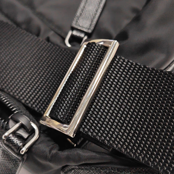 Nylon Shoulder Bag Black