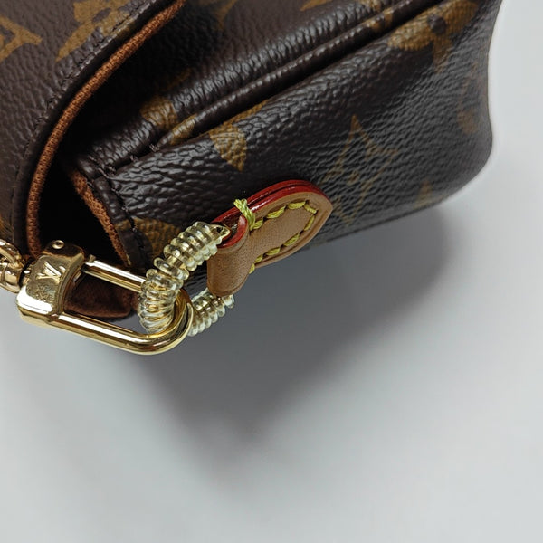 IVY Monogram Coated Canvas Brown