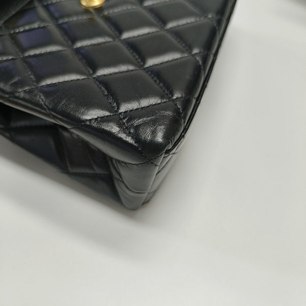 KELLY Mini Quilted Calfskin Black