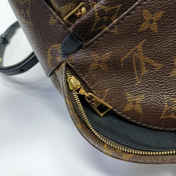 PALM SPRINGS Mini Monogram Coated Canvas Brown