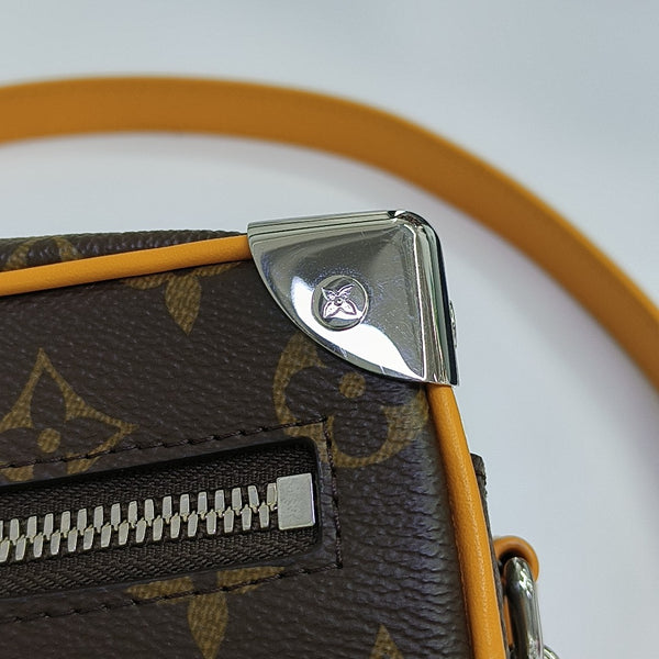 SOFT TRUNK Mini Monogram Coated Canvas Brown