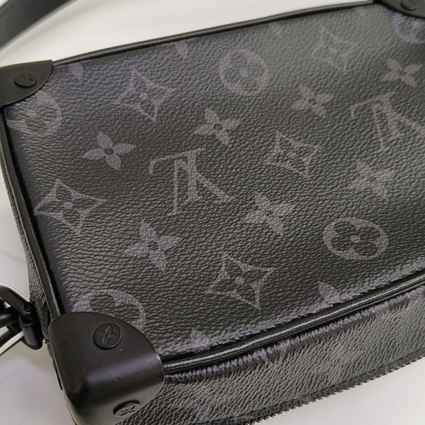 SOFT TRUNK Mini Monogram Coated Canvas Black