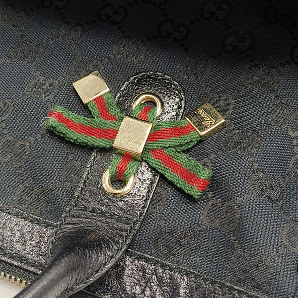 Princy Medium Monogram Canvas Black