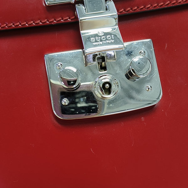 Lady Lock Calfskin Red
