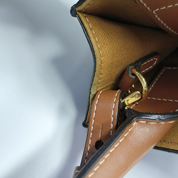 CABAS CELINE Mini Coated Canvas Brown