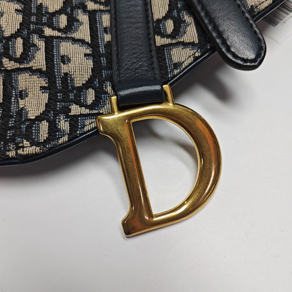 Saddle Mini Oblique Fabric Blue