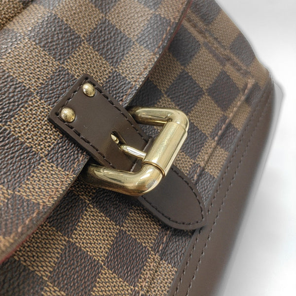 KNIGHTSBRIDGE Damier Ebene Coated Canvas Brown