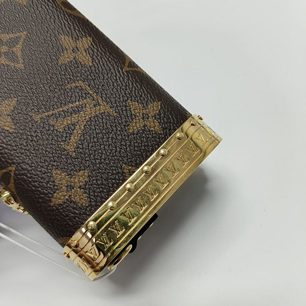 VANITY CASE Monogram Coated Canvas Brown