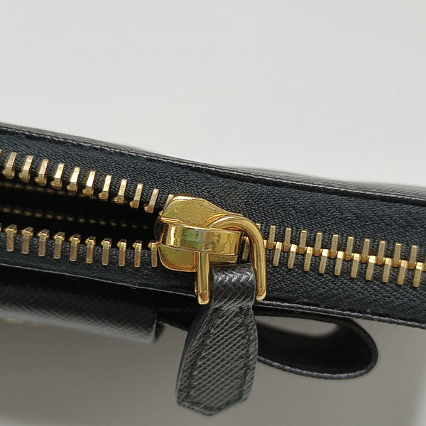Saffiano Calfskin Wallet Black
