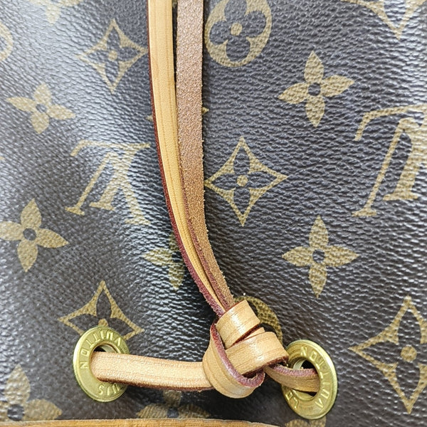 NOÉ BB Monogram Coated Canvas Brown