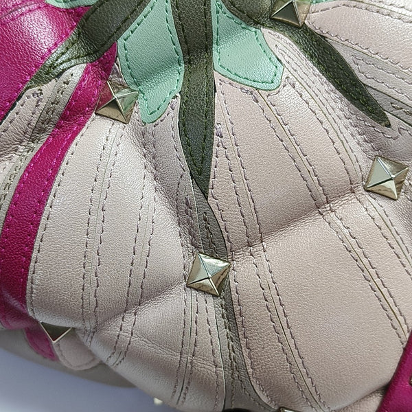 Quilted Calfskin Shoulder Bag Pink