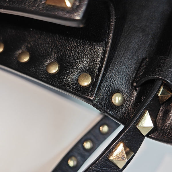Calfskin Shoulder Bag Black