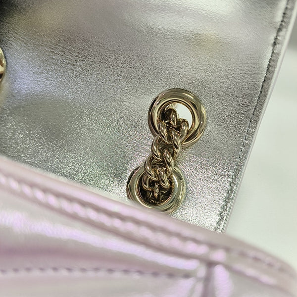 GG Marmont Mini Quilted Lambskin Pink