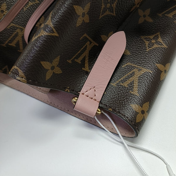 NÉONOÉ MM Monogram Coated Canvas Brown