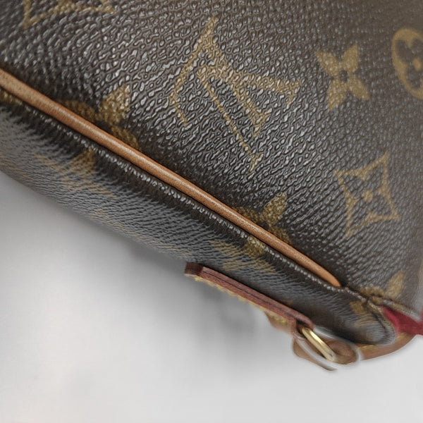 RECITAL Monogram Coated Canvas Brown