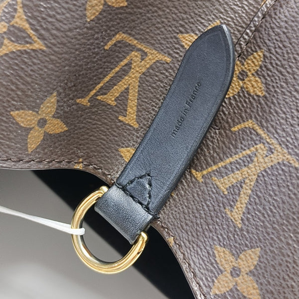 NÉONOÉ MM Monogram Coated Canvas Brown
