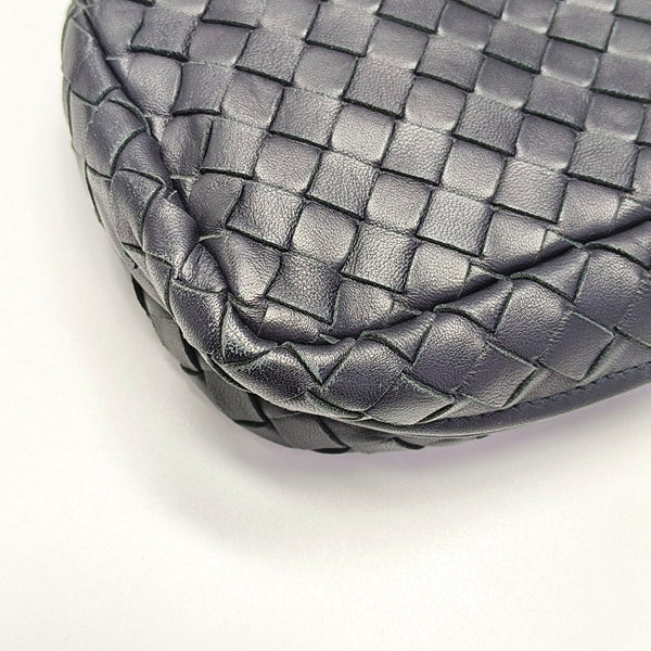 Bolso Messenger Mini de Piel de Cordero Negro