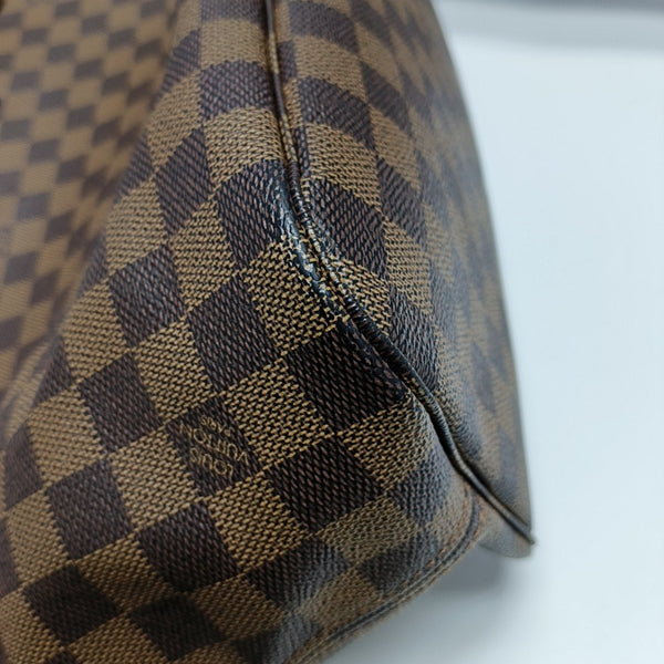 NEVERFULL MM Damier Ebene Coated Canvas Brown