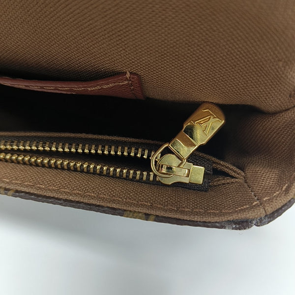 IVY Monogram Coated Canvas Brown